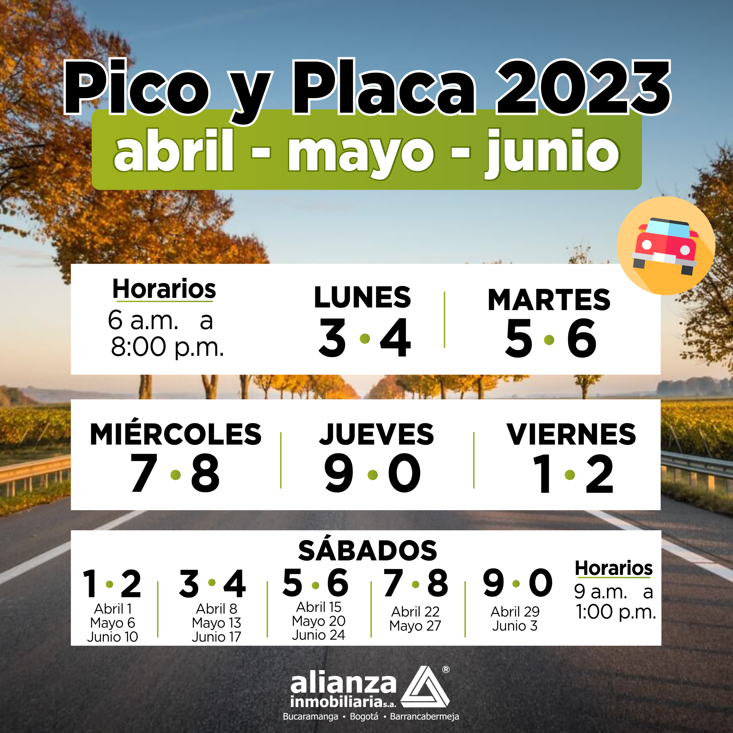 Nueva Rotación Del Pico Y Placa A Partir De Abril 2023 En Bucaramanga